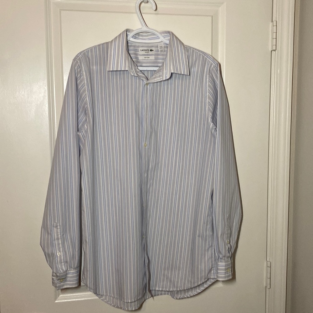 Lacoste Slim Fit Striped